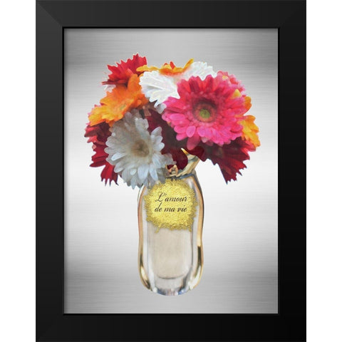 Lamour De Ma Vie Black Modern Wood Framed Art Print by Prime, Marcus