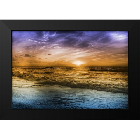 Striking Sunrise 1 Black Modern Wood Framed Art Print by Prime, Marcus