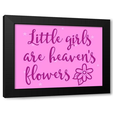 Heavens Flowers 1 Black Modern Wood Framed Art Print by Prime, Marcus