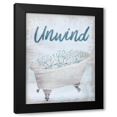 Botanical Bath 1 Black Modern Wood Framed Art Print by Prime, Marcus