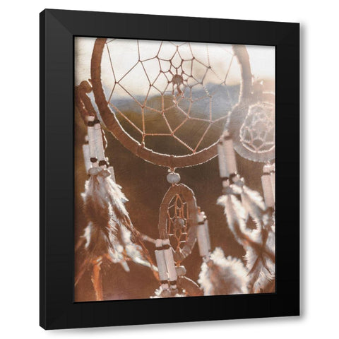 Spirited Dreamcatcher Black Modern Wood Framed Art Print with Double Matting by Prime, Marcus