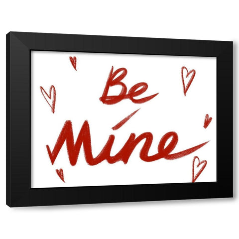 Be Mine 2 Black Modern Wood Framed Art Print by Prime, Marcus