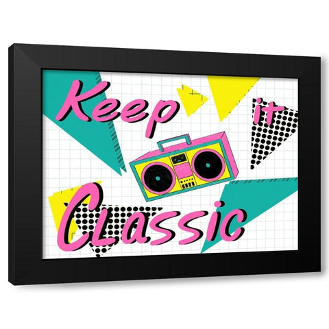 Keep It Classic 1 Black Modern Wood Framed Art Print by Prime, Marcus