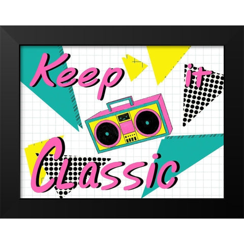 Keep It Classic 1 Black Modern Wood Framed Art Print by Prime, Marcus