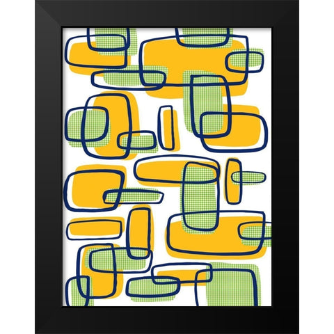 Squared Space 1 Black Modern Wood Framed Art Print by Prime, Marcus