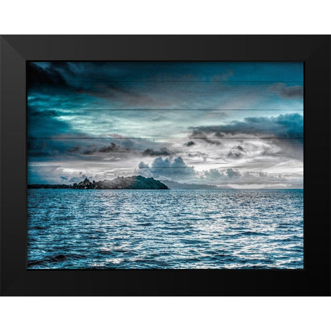 Magestic Island 1 Black Modern Wood Framed Art Print by Prime, Marcus