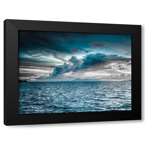 Magestic Island 2 Black Modern Wood Framed Art Print by Prime, Marcus