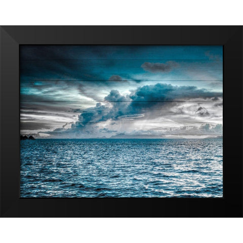 Magestic Island 2 Black Modern Wood Framed Art Print by Prime, Marcus