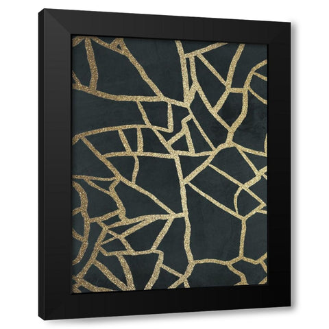 Broken Soul 1 Black Modern Wood Framed Art Print by Prime, Marcus