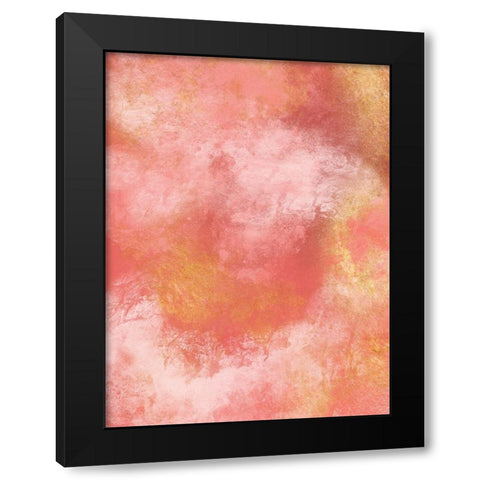 Living Coral 2 Black Modern Wood Framed Art Print by Prime, Marcus
