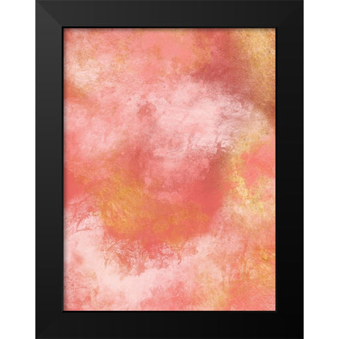 Living Coral 2 Black Modern Wood Framed Art Print by Prime, Marcus