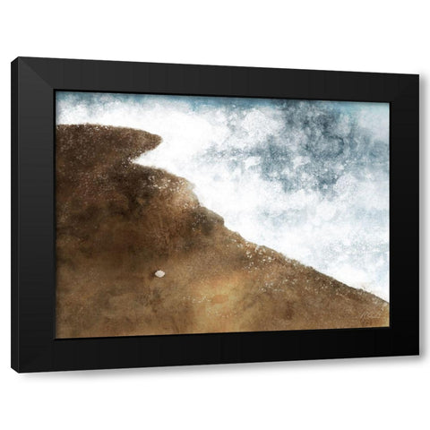 Crashing Waves 1 Black Modern Wood Framed Art Print by Prime, Marcus