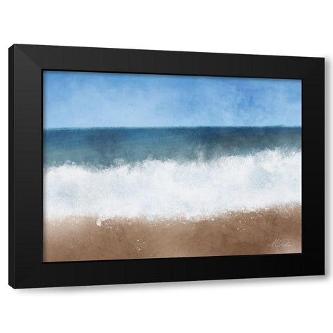 Turbulent Waves 1 Black Modern Wood Framed Art Print with Double Matting by Prime, Marcus