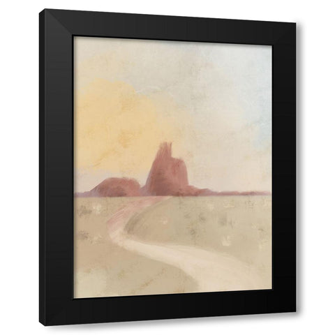 Lonely Desert 1 Black Modern Wood Framed Art Print with Double Matting by Prime, Marcus