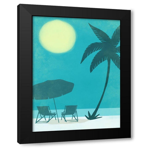 Coastal Fun 4 Black Modern Wood Framed Art Print with Double Matting by Prime, Marcus