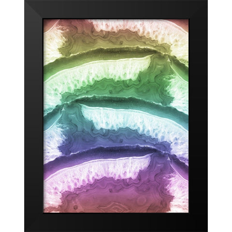 Upcycled Geod 1 Black Modern Wood Framed Art Print by Prime, Marcus