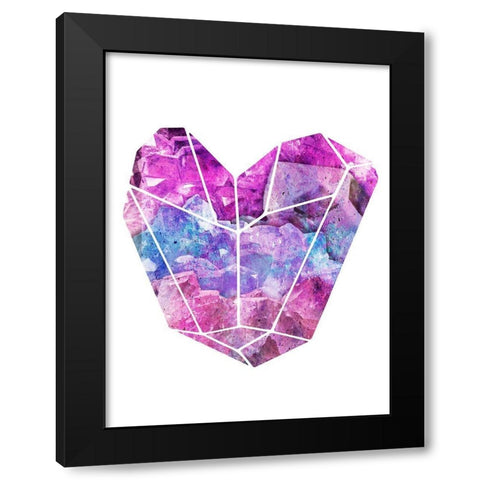 Crystalis Obscuris 2 Black Modern Wood Framed Art Print with Double Matting by Prime, Marcus