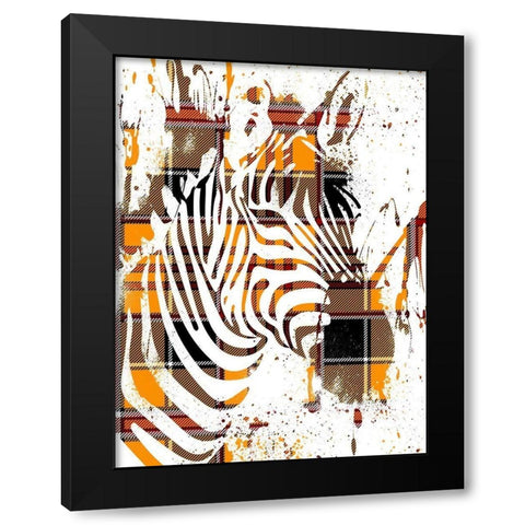 Flannel Safari 1 Black Modern Wood Framed Art Print by Prime, Marcus