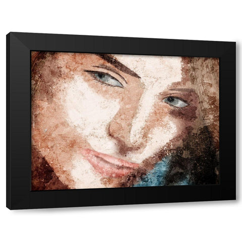 Abstract Beauty Black Modern Wood Framed Art Print with Double Matting by Prime, Marcus