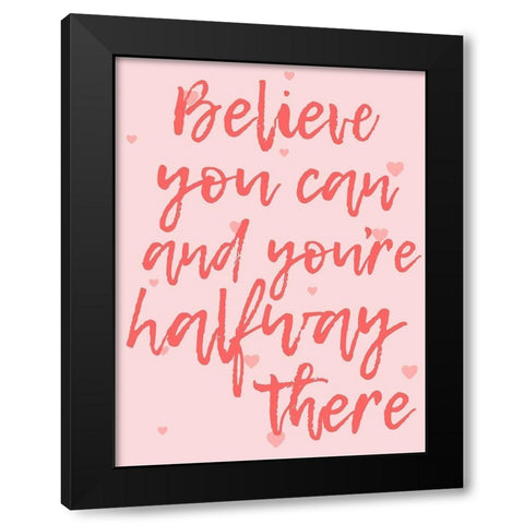 Halfway There Black Modern Wood Framed Art Print by Prime, Marcus