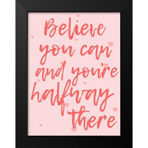Halfway There Black Modern Wood Framed Art Print by Prime, Marcus