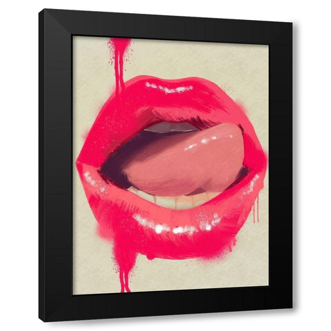 Delicious Life 1 Black Modern Wood Framed Art Print by Prime, Marcus