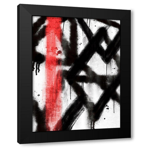 Urban Chaos 1 Black Modern Wood Framed Art Print by Prime, Marcus