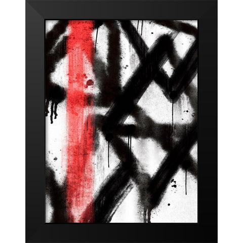 Urban Chaos 1 Black Modern Wood Framed Art Print by Prime, Marcus