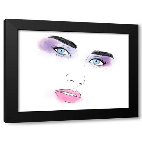 Take On Me 1 Black Modern Wood Framed Art Print with Double Matting by Prime, Marcus