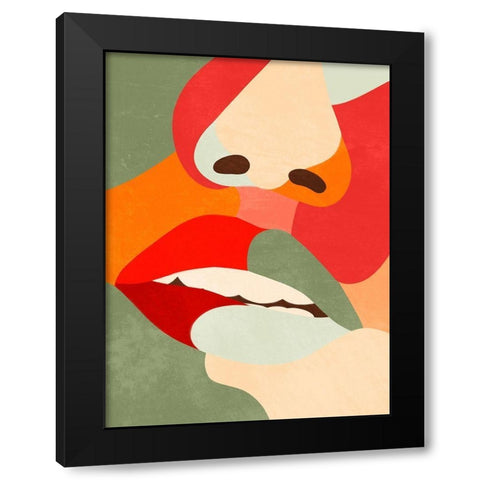 Lusty Close 1 Black Modern Wood Framed Art Print by Prime, Marcus