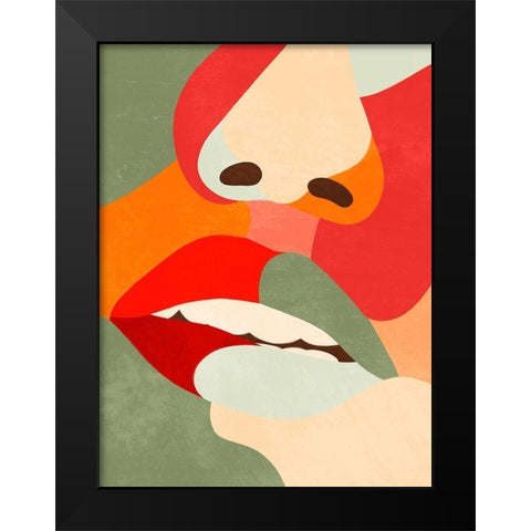 Lusty Close 1 Black Modern Wood Framed Art Print by Prime, Marcus