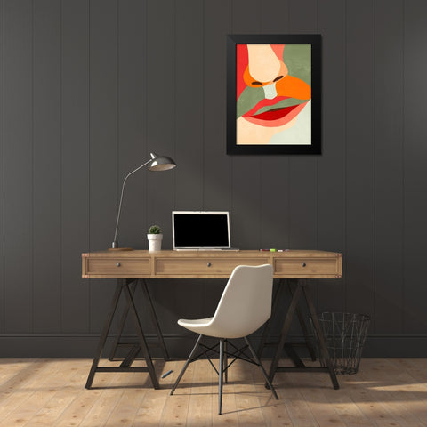 Lusty Close 2 Black Modern Wood Framed Art Print by Prime, Marcus