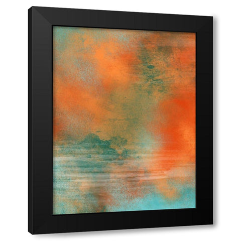 Orange Creamcicle 1 Black Modern Wood Framed Art Print by Prime, Marcus