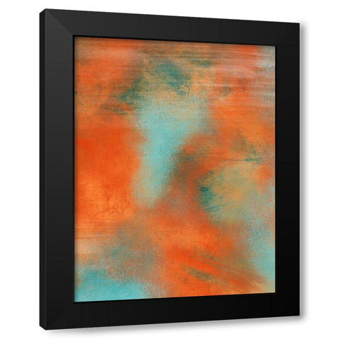 Orange Creamcicle 2 Black Modern Wood Framed Art Print with Double Matting by Prime, Marcus