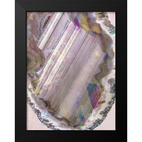 Pastels And Geods 1 Black Modern Wood Framed Art Print by Prime, Marcus