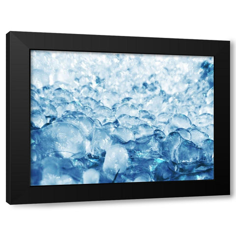 Bubbly Mint 2 Black Modern Wood Framed Art Print with Double Matting by Prime, Marcus