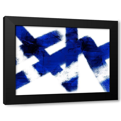 Azure Indulgence 3 Black Modern Wood Framed Art Print with Double Matting by Prime, Marcus