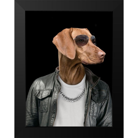 Eddy V 1 Black Modern Wood Framed Art Print by Prime, Marcus