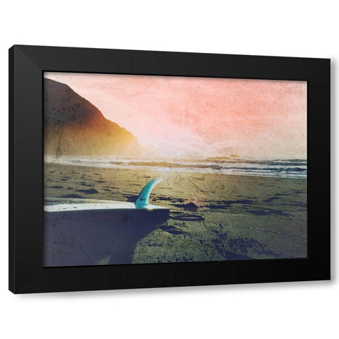 Surfs Up 1 Black Modern Wood Framed Art Print with Double Matting by Prime, Marcus