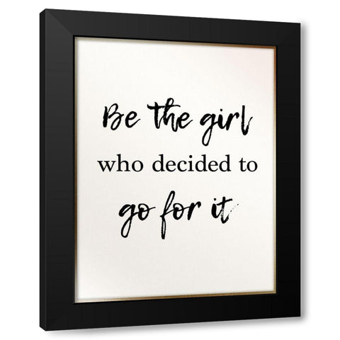Golden Girl 1 Black Modern Wood Framed Art Print by Prime, Marcus