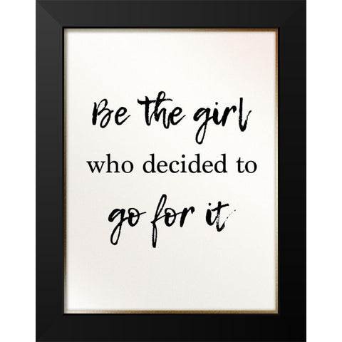 Golden Girl 1 Black Modern Wood Framed Art Print by Prime, Marcus