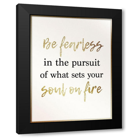Partly Gold Soul 1 Black Modern Wood Framed Art Print by Prime, Marcus