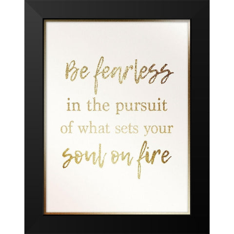 All Gold Soul 1 Black Modern Wood Framed Art Print by Prime, Marcus