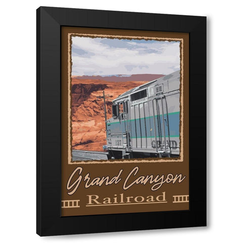 Grand Canyon Railroad 1 Black Modern Wood Framed Art Print by Prime, Marcus