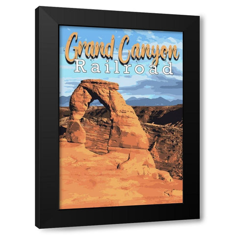 Grand Canyon Railroad 2 Black Modern Wood Framed Art Print with Double Matting by Prime, Marcus