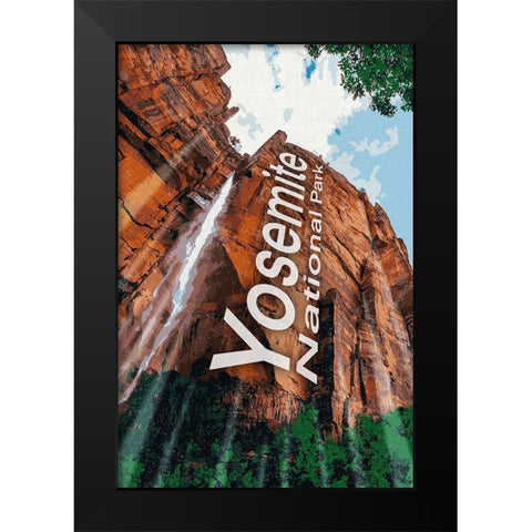 Yosemite Love Black Modern Wood Framed Art Print by Prime, Marcus