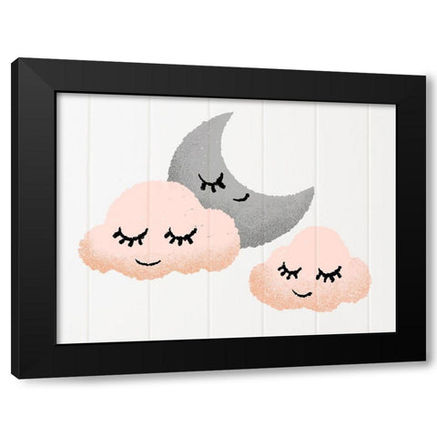 Sleepy Time Night 1 Black Modern Wood Framed Art Print by Prime, Marcus