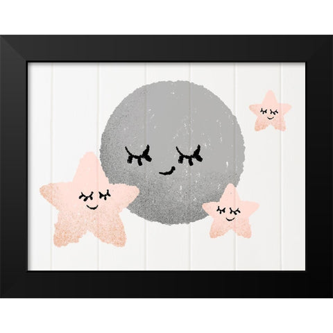 Sleepy Time Night 2 Black Modern Wood Framed Art Print by Prime, Marcus