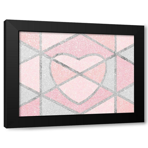 Segmented Emotion 1 Black Modern Wood Framed Art Print with Double Matting by Prime, Marcus