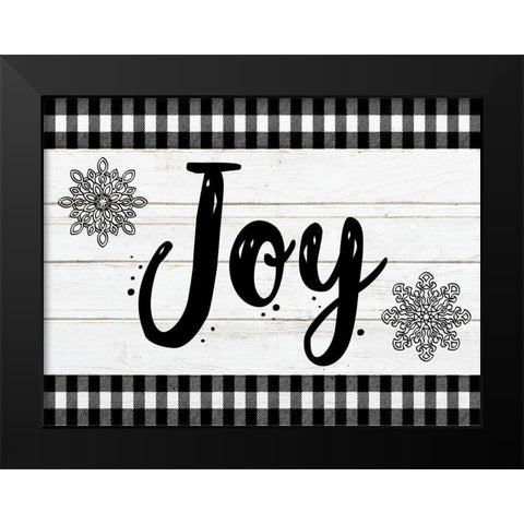 Vintage Joy Black Modern Wood Framed Art Print by Prime, Marcus